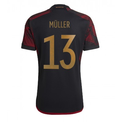 Moški Nogometni dresi Nemčija Thomas Muller #13 Gostujoči SP 2022 Kratek Rokav